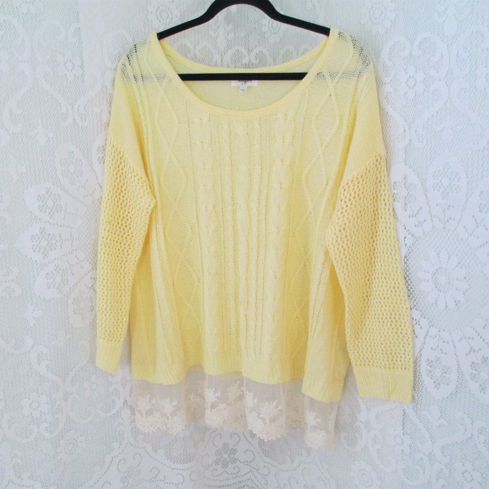Umgee USA Yellow Sweater